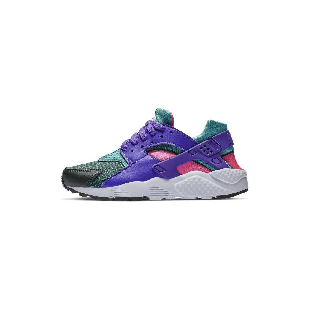 Nike Air Huarache Run Ultra Now Outdoor Green Hyper Grape (GS) Outdoor Green/Cabana-Hyper Pink-Hyper Grape (BQ7096-300)
