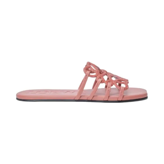 LOEWE Petal Anagram Pantoletten – Rosa (LPEA465X03)