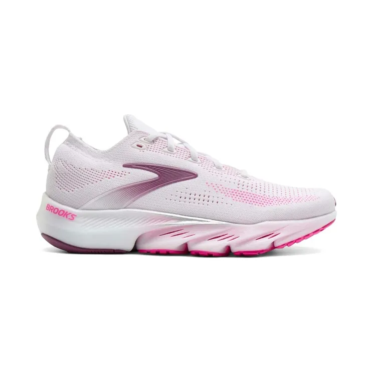 Brooks Glycerin White / Cyber Pink / Argyle (120467-1B-136)