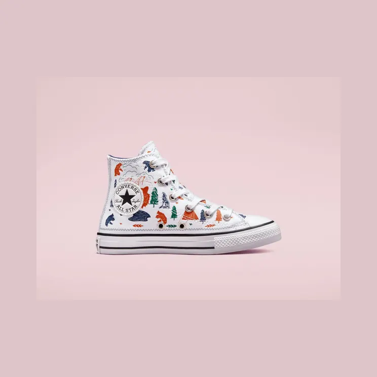 Converse Explorer Chuck Taylor All Star Wit/midnight Navy/zwart (672439C)