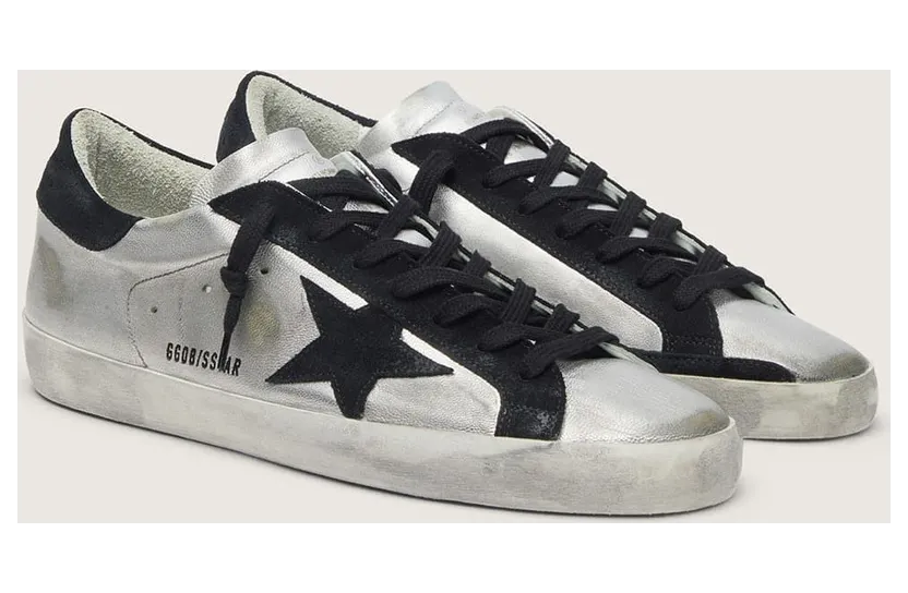 Golden Goose Super-Star In Silver Leather (GMF00101.F000312.60246) (2)