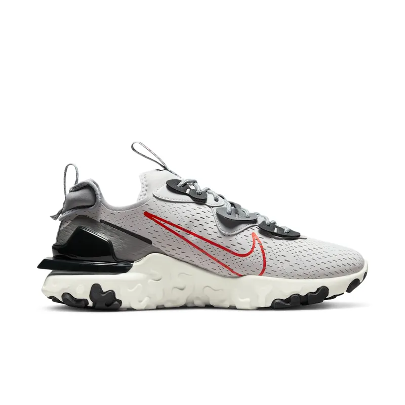 Nike React Visionen for Men Grey – “Grey Fog / Sail / Light Smoke Grey / Team Orange” (DR8611-001)