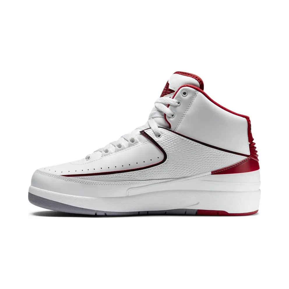 Air Jordan Nike AJ II 2 Retro White Red (2014) (385475-102)