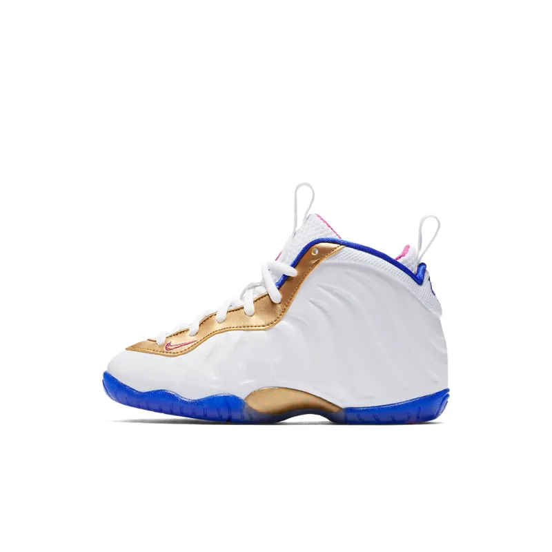 Nike Air Foamposite One Peanut Butter & Jelly (PS) White/Fuchsia Blast-Racer Blue (723946-103)