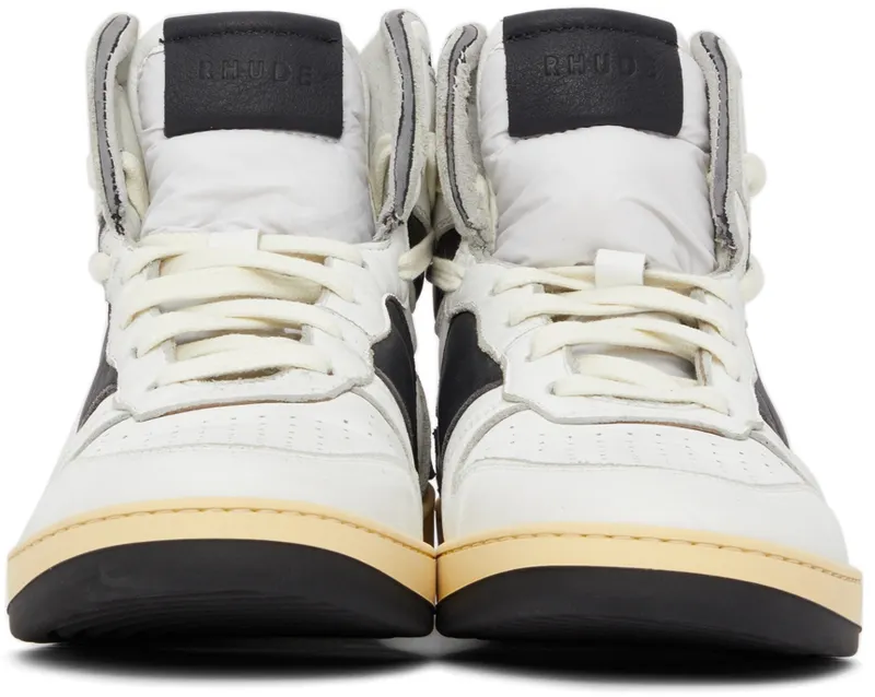Rhude White & Black Rhecess Hi (RHFW21FO24039128)