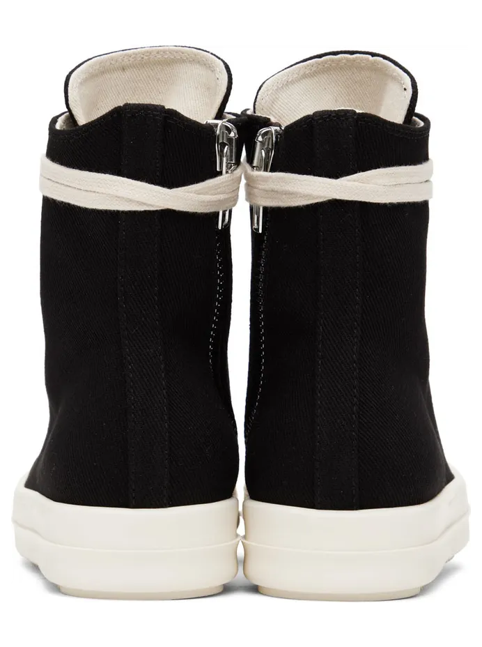 Rick Owens Drkshdw Off-White Denim Sneakers (DS02B4800 DQ) (2)
