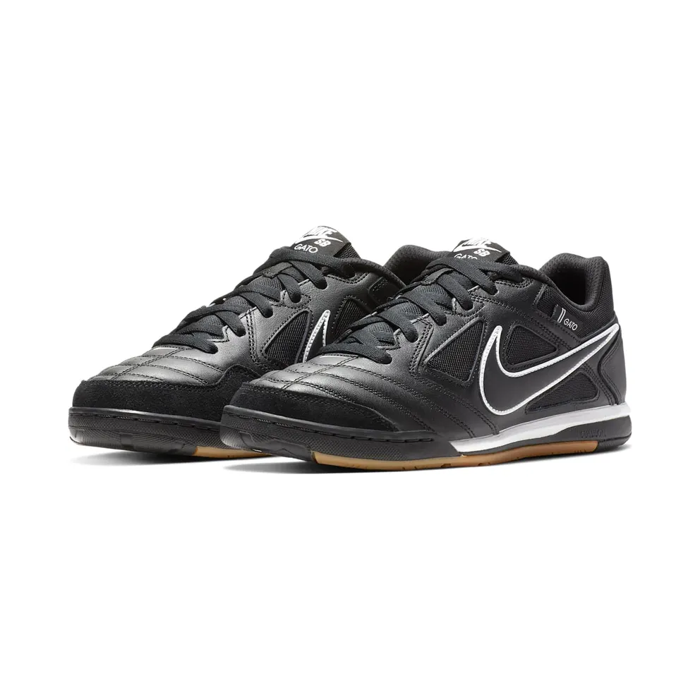Nike SB Gato Black White Gum Black/Black-White-Gum Light Brown (AT4607-001)