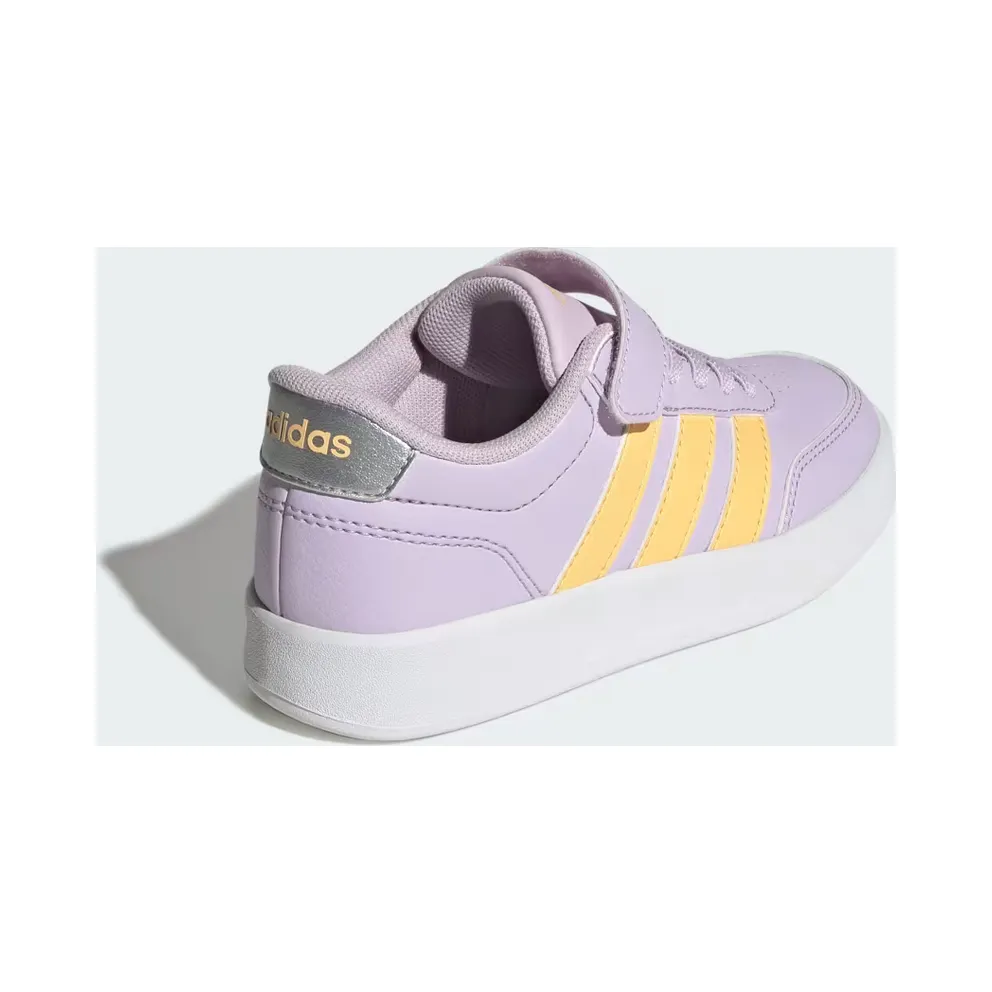 adidas Breaknet 3.0 Shoes Kids “Ice Lavender / Ice Tangerine / Silver Metallic” (KI8684)