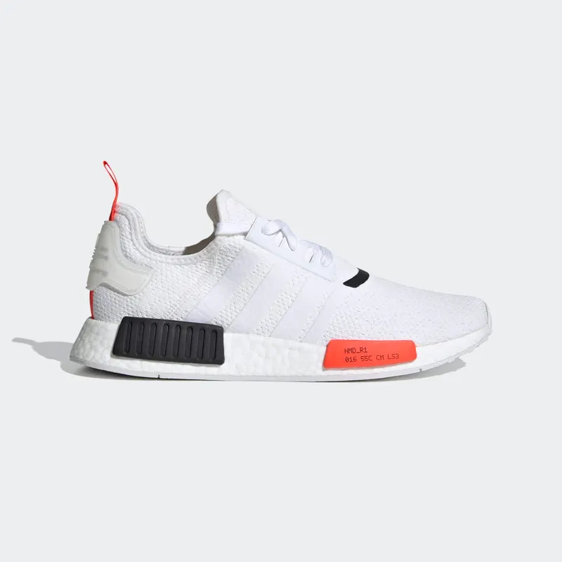 adidas NMD R1 Serial Pack Cloud White Cloud White/Solar Red/Core Black (EH0045)