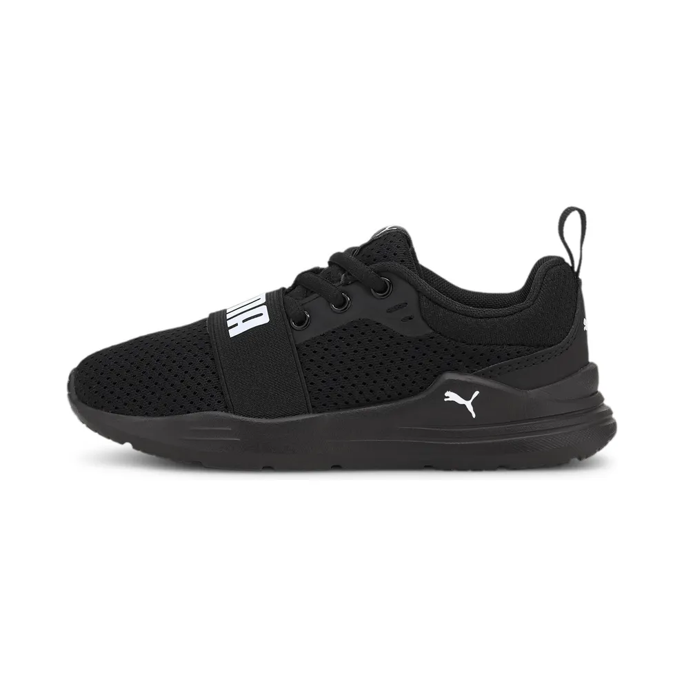 PUMA Wired Run Kids’ Black/White (374216-01)