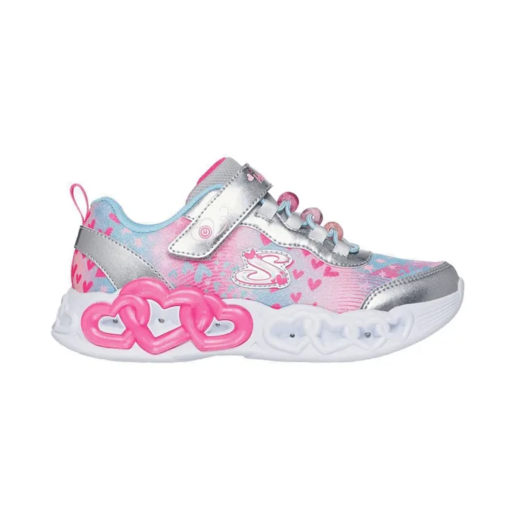 Skechers Heart Lights Grey (303261LSMLT)