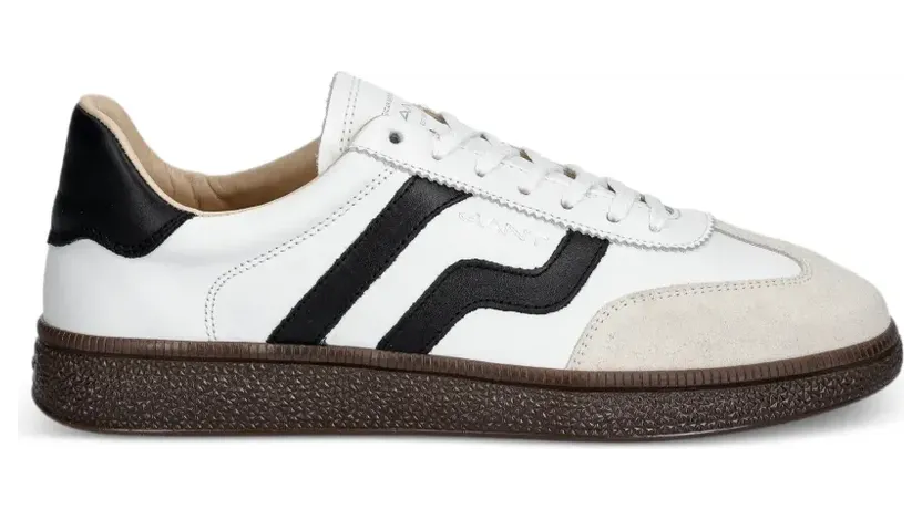 Gant Cuzmo suède sneakers met streep – Wit (32631207G020)