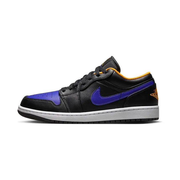 Air Jordan 1 Low “Black / Taxi / Dark Concord” (553558-075)