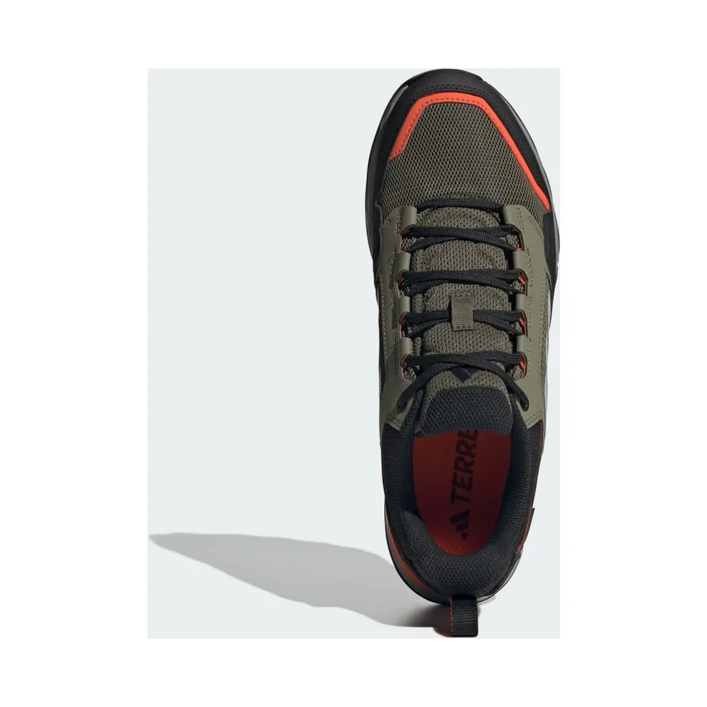 Adidas Tracerocker 2.0 GORE-TEX Trail Running Olive Strata / Charcoal Solid Grey / Semi Impact Orange (JI1305)
