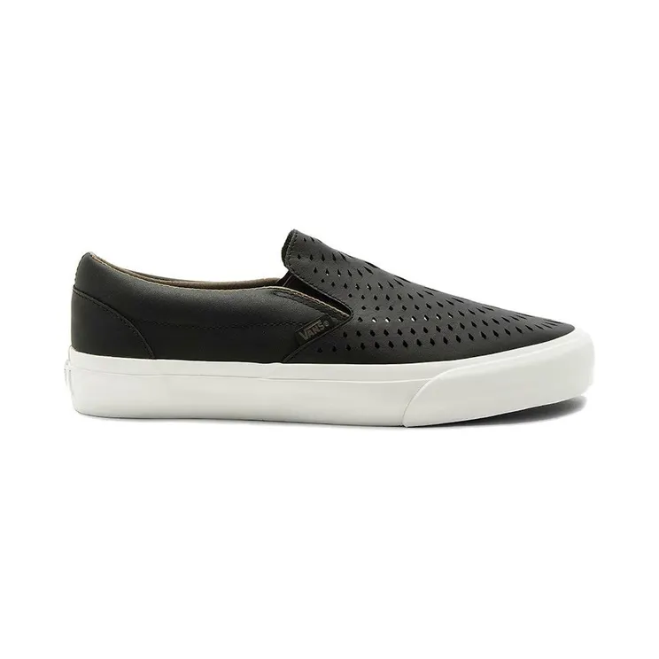 Vans Classic Slip-On DX Black Havana Perforated Leather (VN08F8MUW)