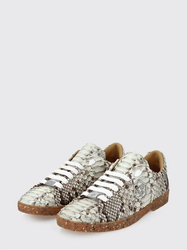 Philipp plein Python Leather Sneakers Beige (SAESMSC3999PLE029P06)