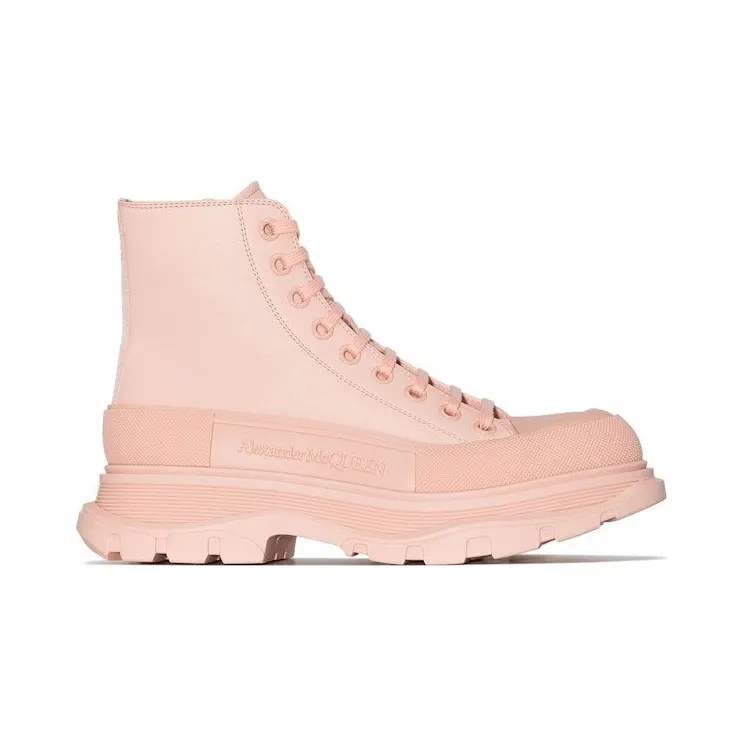 Alexander McQueen Tread Slick Boot Pink Leather (633900WHZ627129)