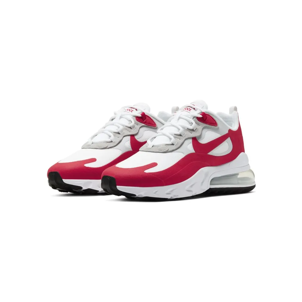 Nike Air Max 270 React White University Red White/Pure Platinum-Black-University Red (CW2625-100)