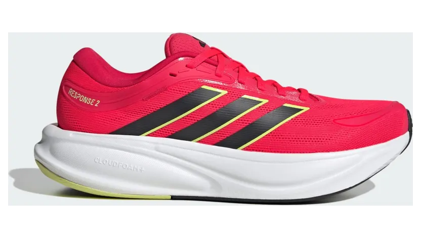 Adidas Response 2 Hardloopschoenen Lucid Red / Core Black / Pulse Lime (KJ1752)