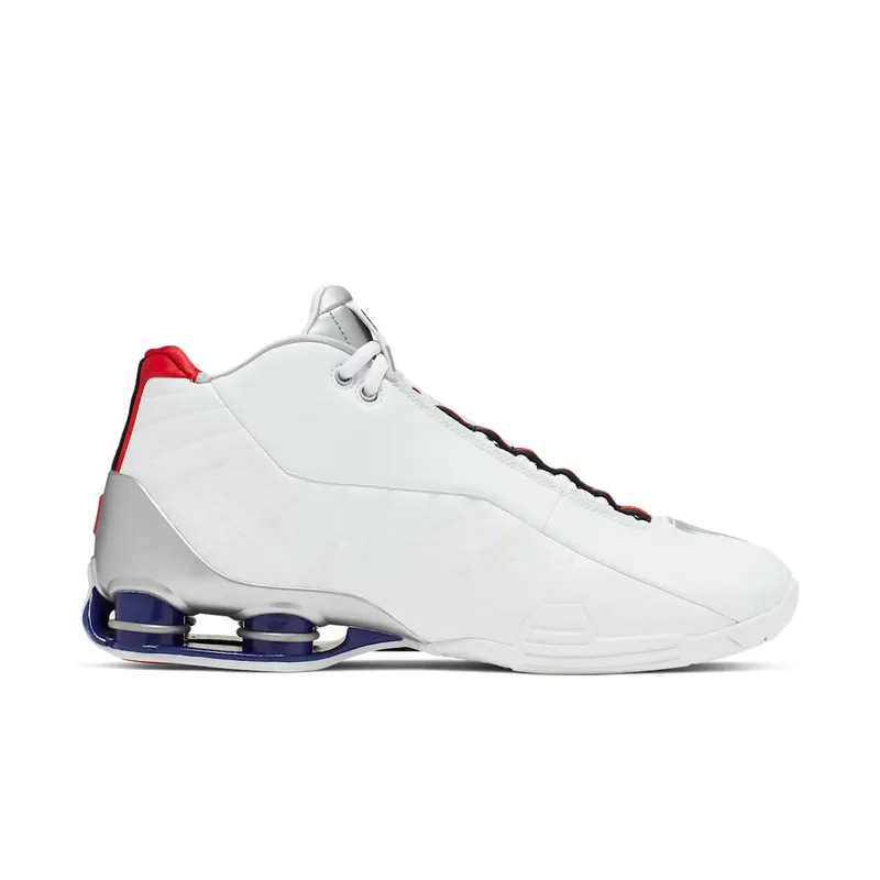 Nike Shox BB4 Toronto Raptors White/Metallic Silver-Court Purple (CD9335-100)