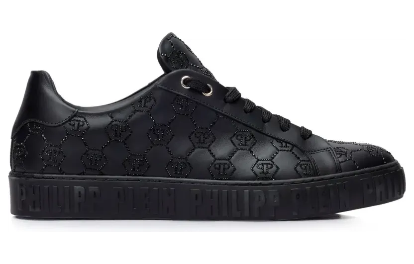 Philipp Plein Carson met monogram en stras “Black” (SAFSUSC0920PLE005N)