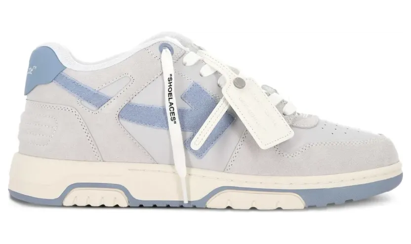 Off-White Out of Office suède “Grey” (OMIA189F25LEA0050642)