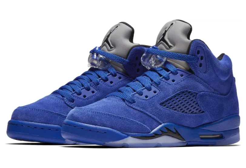 Air Jordan 5 Retro GS Blue Suede (440888-401)