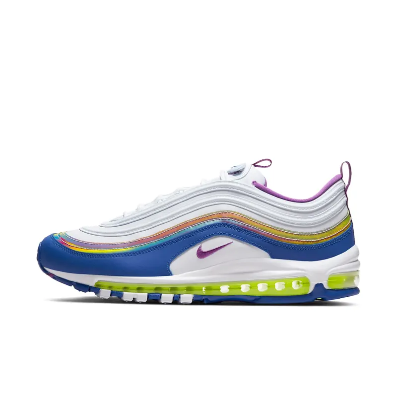 Nike Air Max 97 Easter (2020) White/Multi-Color-Game Royal (CJ0591-100)