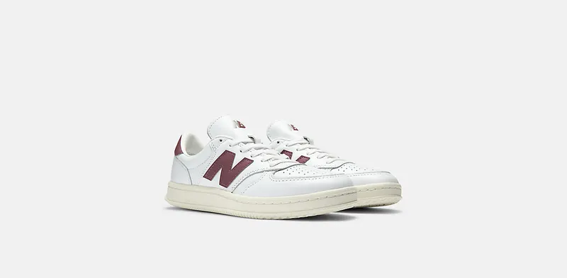 NEW BALANCE T500 “White / Washed Burgundy” (CT500LPB)