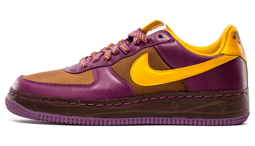 Nike Air Force 1 Low Insideout “Bison/Pro Gold-Vintage Purple” (312486-272)