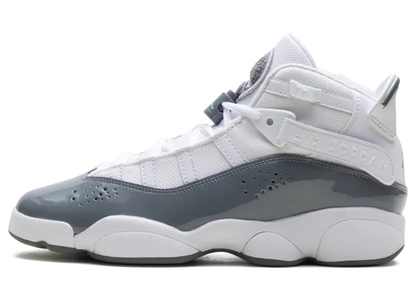 Air Jordan 6 RINGS GS “WHITE COOL GREY” (323419-121)