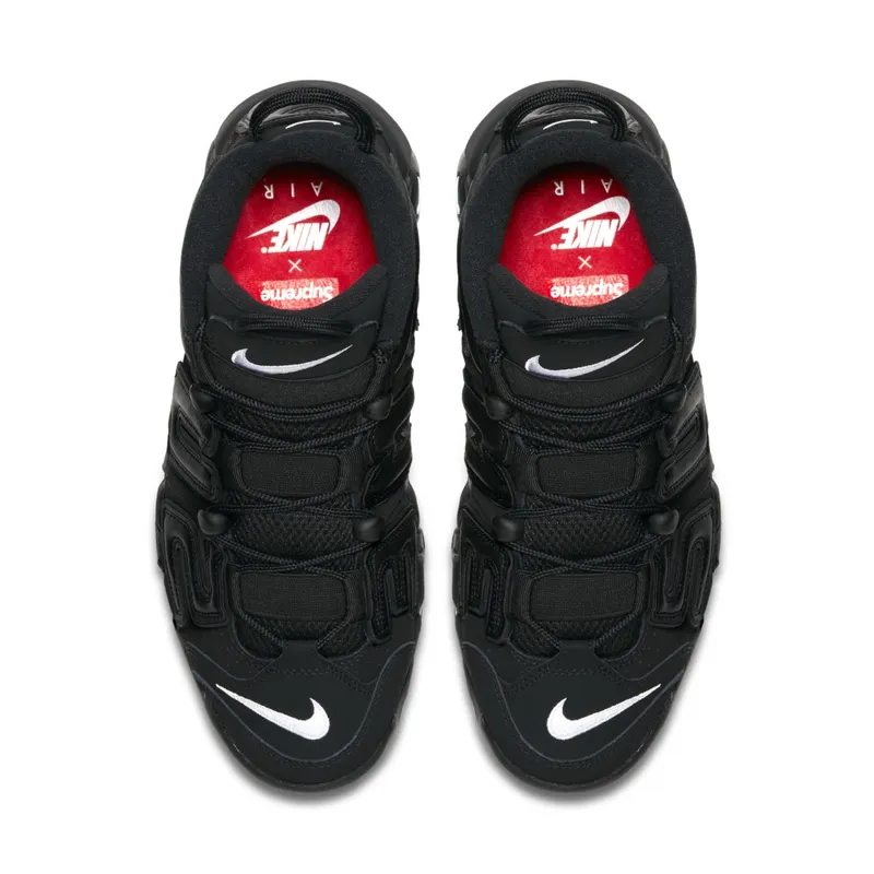 Nike Air More Uptempo Supreme “Suptempo” Black Black/Black-White (902290-001)