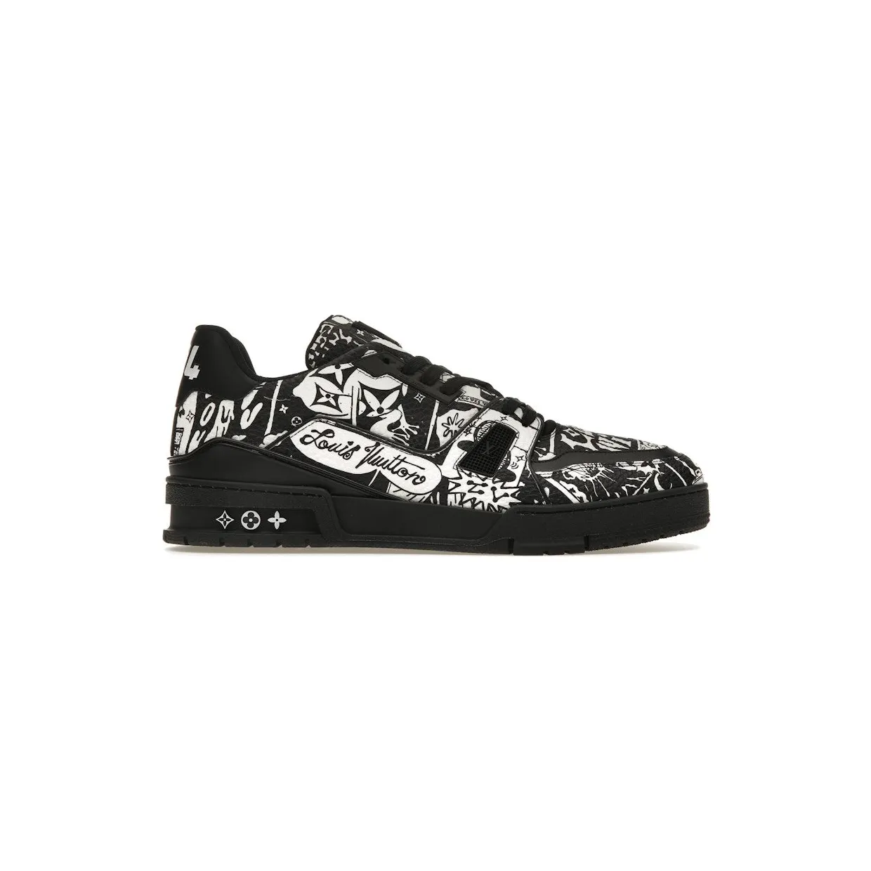 Louis Vuitton LV Trainer Comic Motifs Black White (SS23) (1AB9WZ)