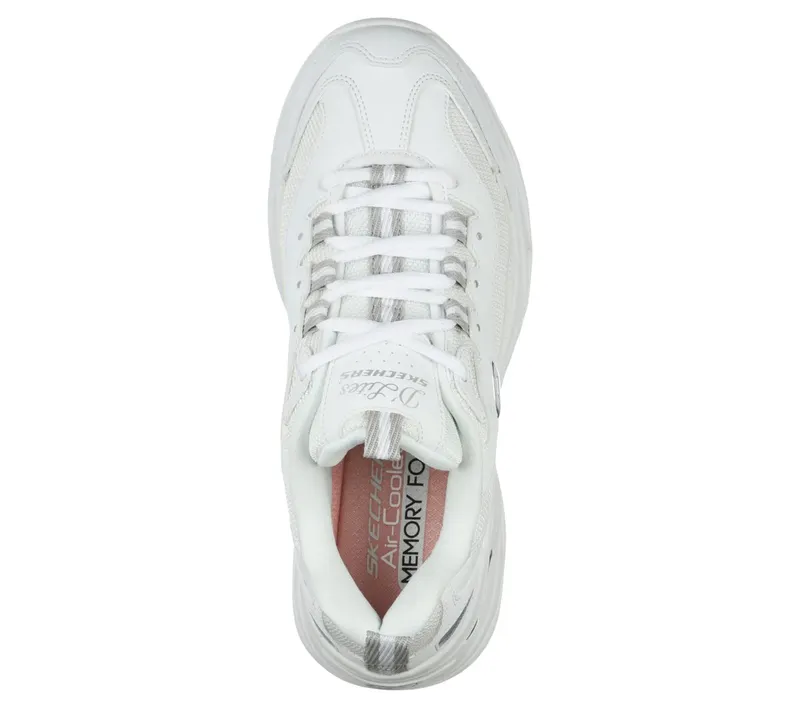 Skechers D’Lites 4.0 – Fresh Diva Sneaker White/Grey