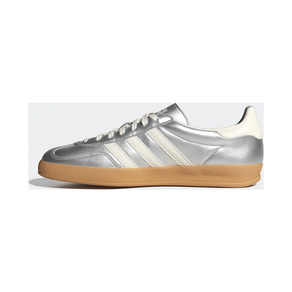 Adidas Gazelle Indoor Silver Metallic / Core White / Core Black (JR1206)