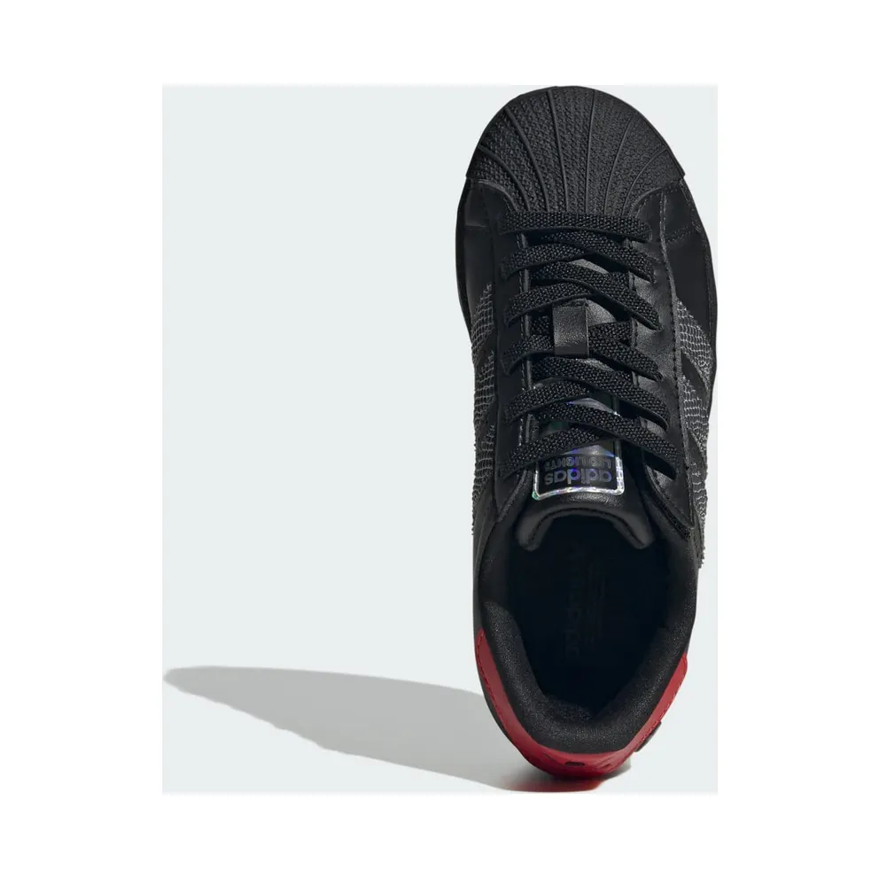 adidas Superstar LED Lights Comfort Closure Core Black Red (IH6388)