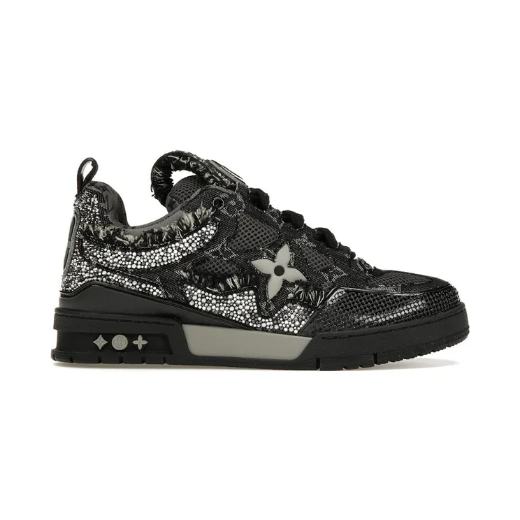 Louis Vuitton Skate Trainer Black Swarovski Monogran (1ABMHV)