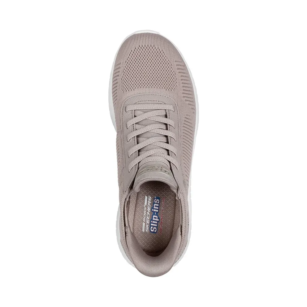 Skechers Slip-ins: BOBS Sport Squad Chaos Sneaker Taupe