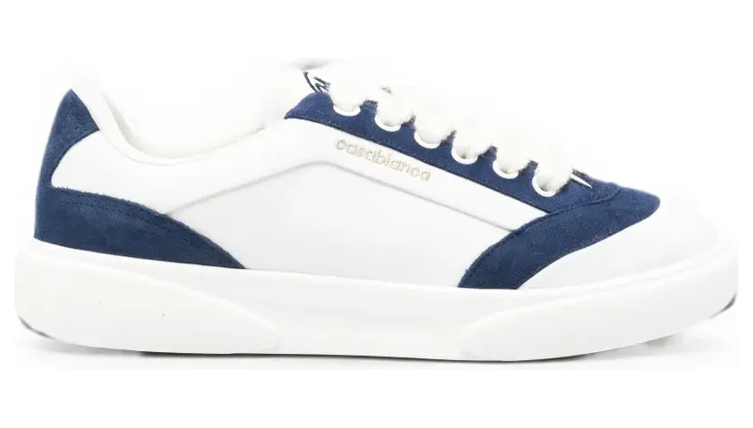 Casablanca Del Mar Sneakers mit Wildledereinsätzen – Weiß (APF26SKN02511M)