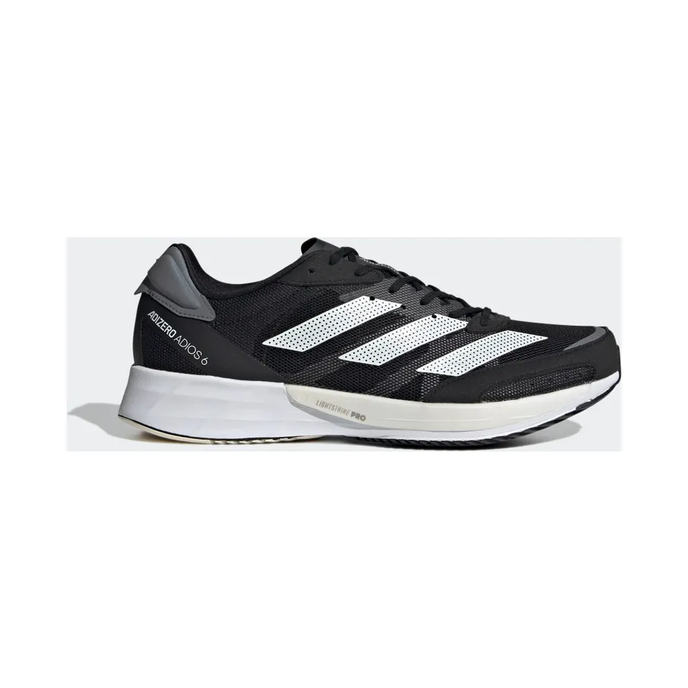 adidas Adizero Adios 6 Laufschuh Core Black / Cloud White / Grey Five (H67509)