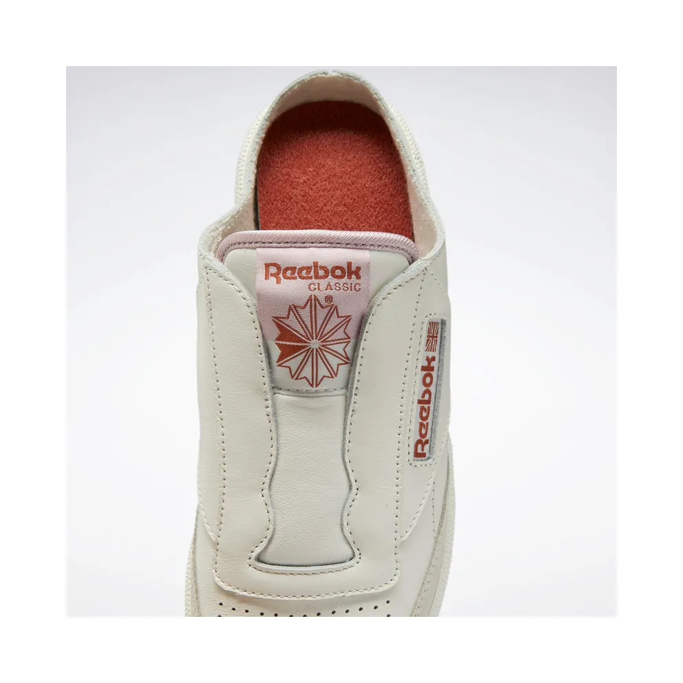 Reebok Club C Laceless Mule Chalk / Baked Earth / Frost Berry