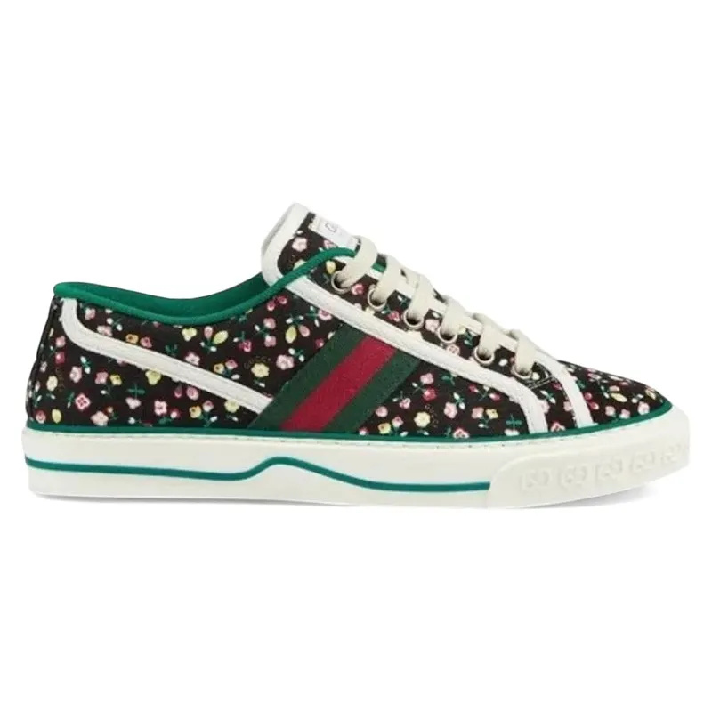 Gucci Tennis 1977 Holly Print Black Peach (606110 2IC10 1085)