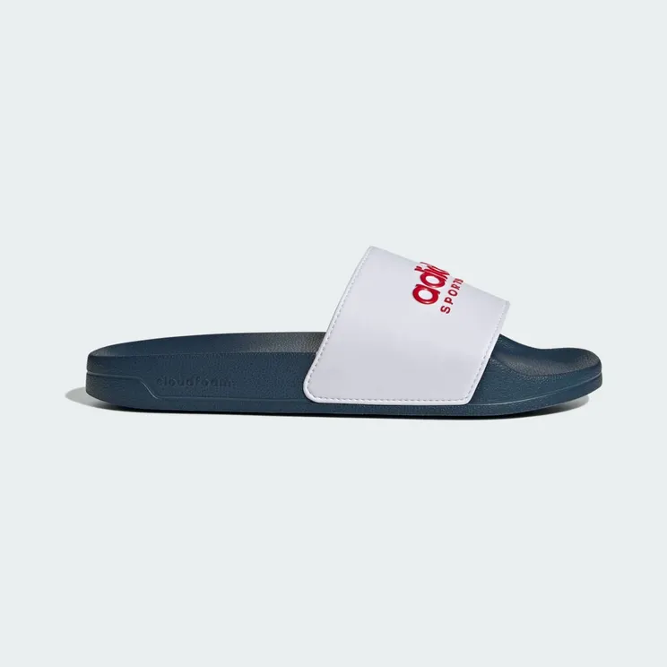 Adidas adilette Shower Badslippers Cloud White / Better Scarlet / Team Navy Blue 2 (II0017)