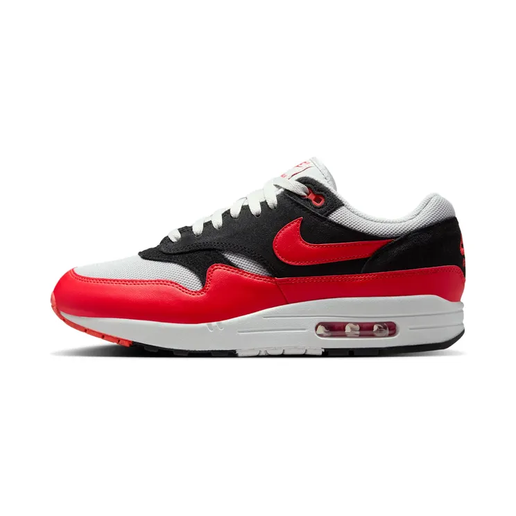 Nike Air Max 1 Essential Reverse Chili “Vast Grey / Black / Light Crimson” (FZ5808-015)