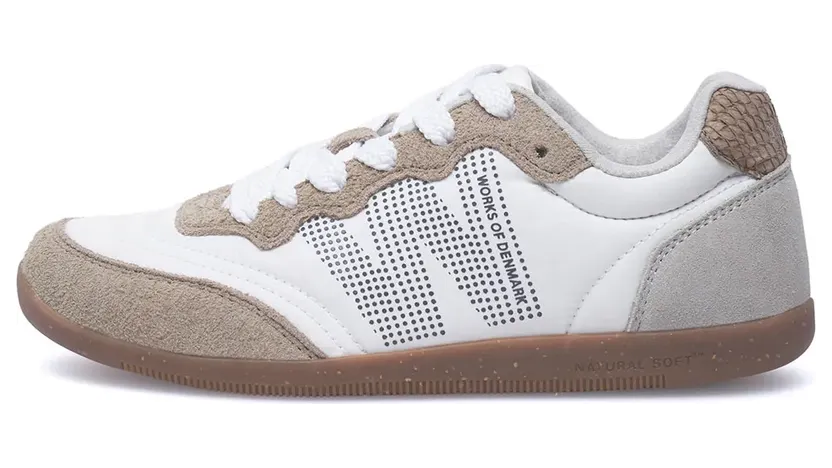 Woden sneaker Beige / Lichtgrijs / Wit (N000764-519)