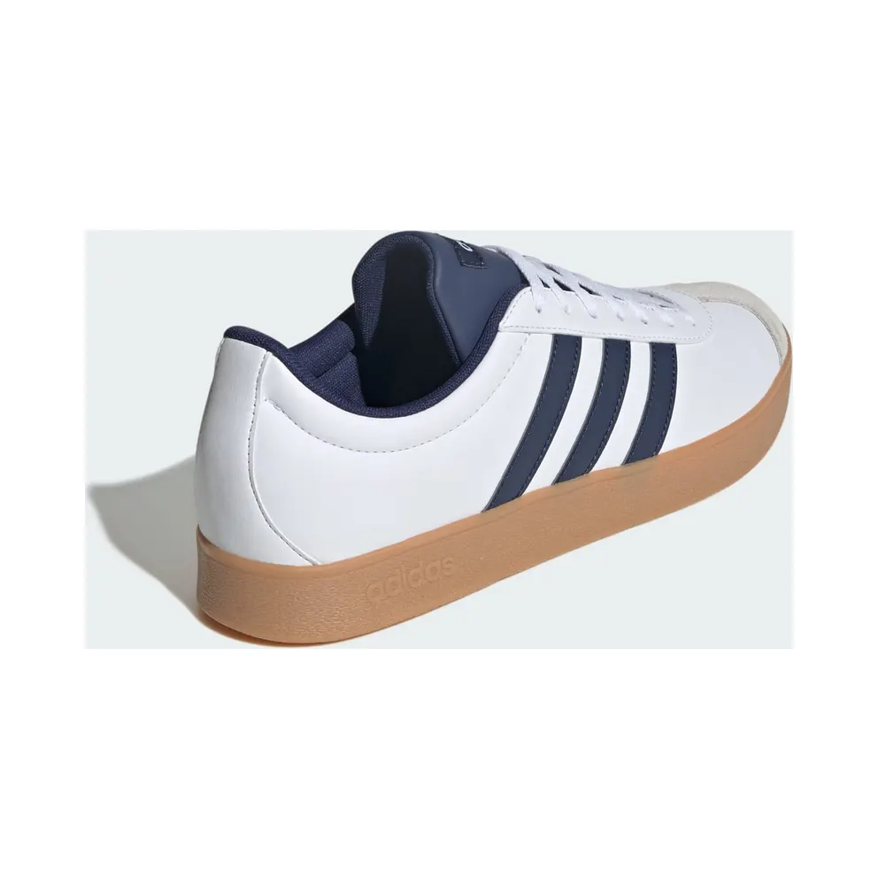 adidas VL Court Base “Cloud White / Dark Blue / Orbit Grey” (JQ3037)