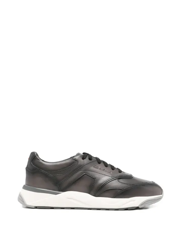 Santoni mit Kontrasteinsatz – Brown (MBIM22112BGRTAIBG93)