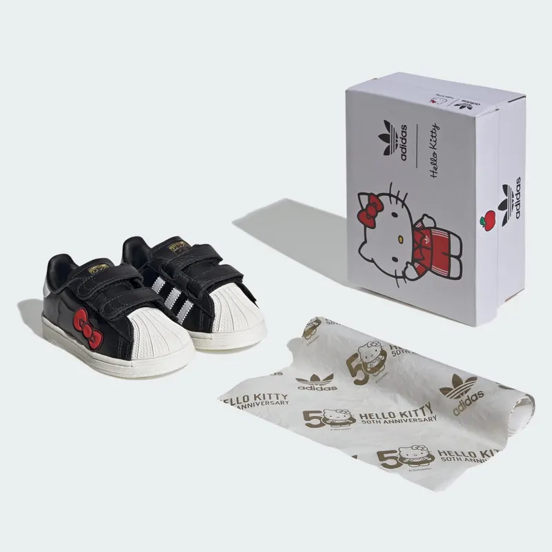 adidas Superstar Comfort Closure Hello Kitty Core Black Cloud White Red (IG6997)