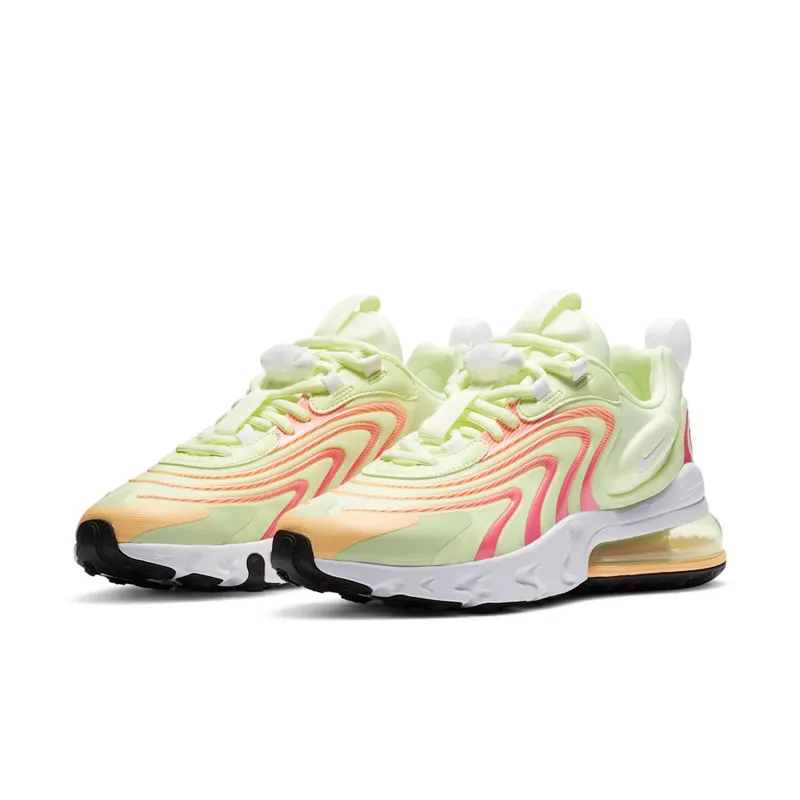 Nike Air Max 270 React Eng Barely Volt Pink Glow (W) Barely Volt/Pink Glow/Atomic Pink (CW3095-700)