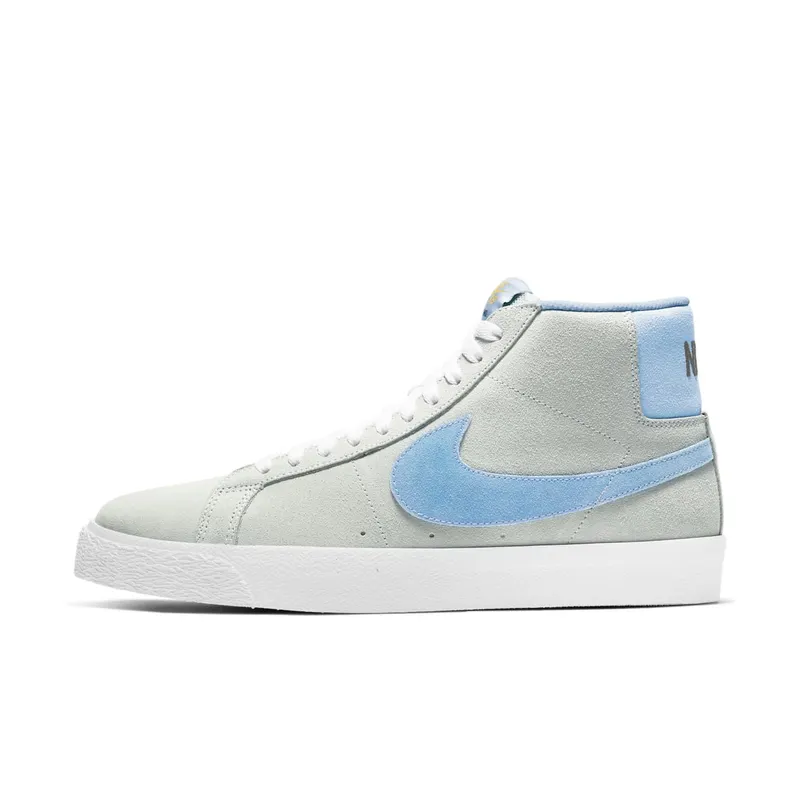 Nike SB Blazer Mid Soft Grey Baby Blue (864349-008)
